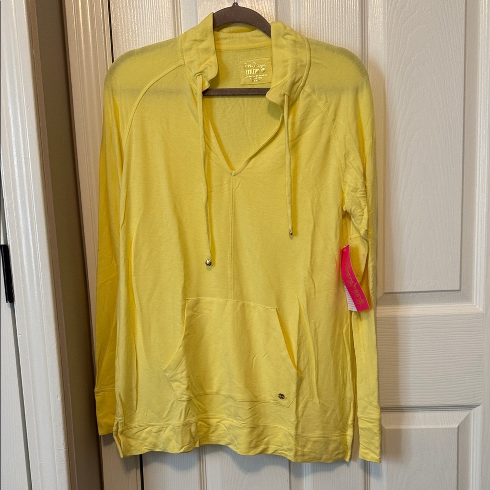 Brand New Women’s Lilly Pulitzer Yellow Hoodie Sweatshirt